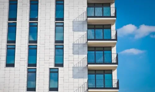 apartment buildings